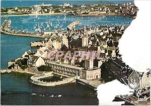 Image du vendeur pour Carte Postale Moderne Roscoff Couleurs de Bretagne Le Port et l'Institut Biologique (Cliche Mopy) mis en vente par CPAPHIL