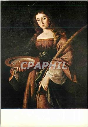 Seller image for Carte Postale Moderne Pinacoteca de Montserrat Sta Lucia Francisco Zurbaran (1598 1664) for sale by CPAPHIL