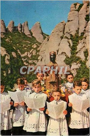 Carte Postale Moderne Montserrat Montserrat Les Petits Chanteurs