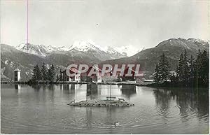 Carte Postale Moderne Montana 1500m Lac Gronon et Weisshorn (4512m)