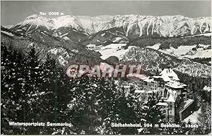 Carte Postale Moderne Seehohe Wintersportplatz Semmering Sudbahnhôtel 994 m