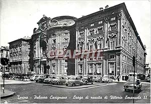 Bild des Verkufers fr Carte Postale Moderne Torino Palazzo Carignano Luogo di nascita di Vittorio Emanuele II zum Verkauf von CPAPHIL