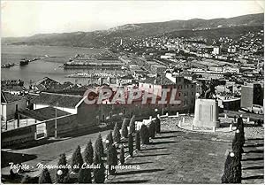 Carte Postale Moderne Trieste Monumento ai Caduti e panorama