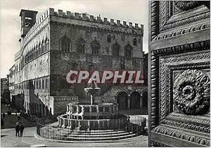 Carte Postale Moderne Perugia Palais Communal et la Fontaine Majeure (XIIIe Siecle)