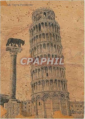 Bild des Verkufers fr Carte Postale Moderne Pisa Torre Pendente Opera Realizzata con zum Verkauf von CPAPHIL