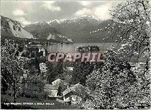 Carte Postale Moderne Lago Maggiore Stresa e Isola Bella