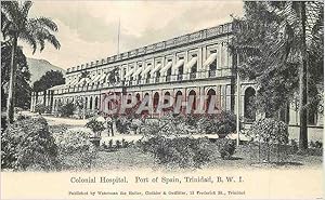 Carte Postale Ancienne Colonial Hospital Port of Spain Trinidad