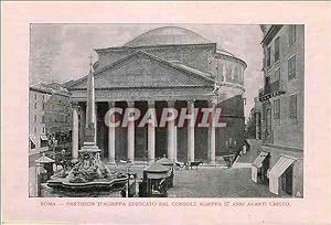 Immagine del venditore per Carte Postale Ancienne Roma Pantheon d'Agrippa Edificato dal Console Agrippa 27 Anni Avanti Cristo venduto da CPAPHIL