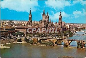 Carte Postale Moderne Zaragoza Basilique de El Pilar