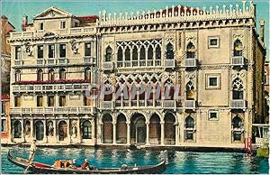 Carte Postale Moderne Venezia Ca d'Oro (Maison d'Or) Bateau