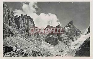 Carte Postale Moderne Dolomiti di Brenta (Trentino) Rifugio Tuckett m 2268 e la Bocca di Tuckett ...