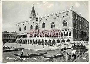 Carte Postale Moderne Venezia Palazzo dei Dogi Bateaux