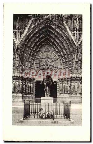 Rouen Carte Postale Ancienne Statue de Jeanne d'arc