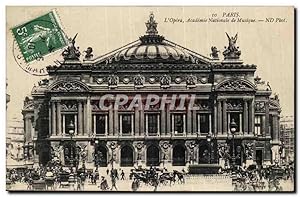 Image du vendeur pour Paris Carte Postale Ancienne L'opera Academie nationale de musique mis en vente par CPAPHIL