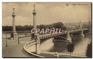 BElgie Belgique Liege Carte Postale Ancienne Pont de Fragnee