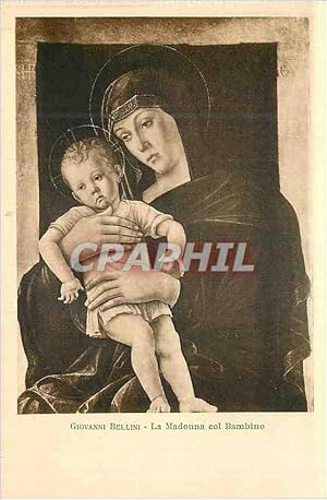 Bild des Verkufers fr Carte Postale Ancienne Giovanni Bellini Madonna col Bambino zum Verkauf von CPAPHIL