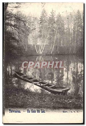 Belgique Tervueren Carte Postale Ancienne Un coin du lac