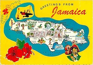 Carte Postale Moderne Greetings from Jamaica in the West Indies