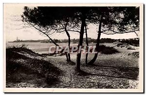 Seller image for St Georges de Didonne Carte Postale Ancienne La plage a travers pins for sale by CPAPHIL