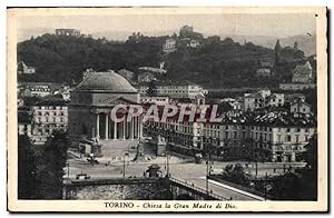 Bild des Verkufers fr Carte Postale Ancienne Italie Italia Torino Chiesa la Gran madre di Dio zum Verkauf von CPAPHIL