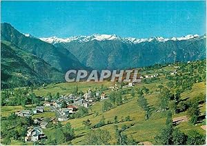 Carte Postale Moderne Vallée d'Aosta Challant St Anselme mt 1050 Panorama