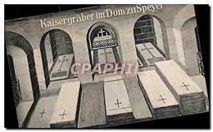 Bild des Verkufers fr Allemagne Kaisergraber im Dom zu Speyer Carte Postale Ancienne zum Verkauf von CPAPHIL