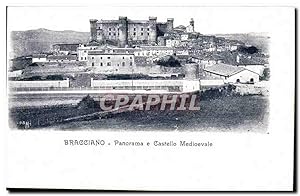 Italie - Italy - lazio - Bracciano - Panorama e Castello Medoevale- Carte Postale Ancienne