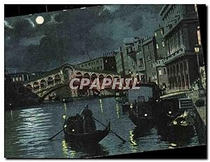 Carte Postale Ancienne Italie Italia Venezia Ponte di Rialto Venice