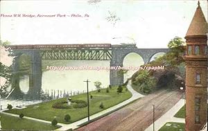 Etats Unis Carte Postale Ancienne Penna R R Bridge Fairmount Partk Philadelphia