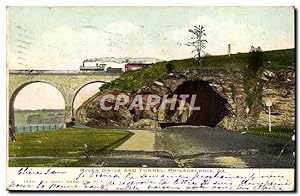 Carte Postale Ancienne Etats Unis n Philadelphia River Drive and Tunnel