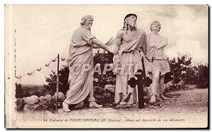 Seller image for Arts - Sculpture - Calvaire de Pontchteau - Jesus depouille de ses vetements - Carte Postale Ancienne for sale by CPAPHIL
