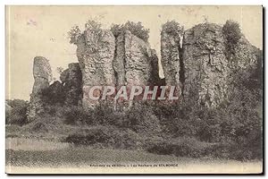 Environs de VEsoul Carte Postale Ancienne les rochers de Solborde