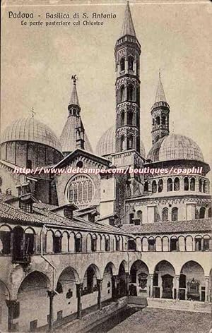 Padova - Padua - Basilica di S Antonia - La Porte posteriore col Chiostro - Carte Postale Ancienne
