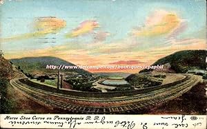 Etats Unis Carte Postale Ancienne Horse Shoe Curve on Pennsylvania