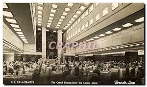 Immagine del venditore per Carte Postale Ancienne Bateau Paquebot French line The flagship ILe de France The grand dining room First class venduto da CPAPHIL