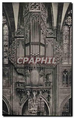 Bild des Verkufers fr Cathdrale de Strasbourg-Lorgue-Strassourger Munster Orgel -CPA zum Verkauf von CPAPHIL