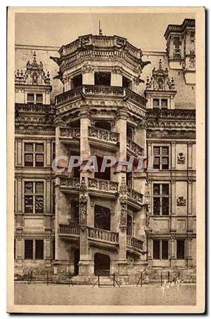 Imagen del vendedor de Carte Postale Ancienne Blois Le chteau Escalier Francois 1er a la venta por CPAPHIL