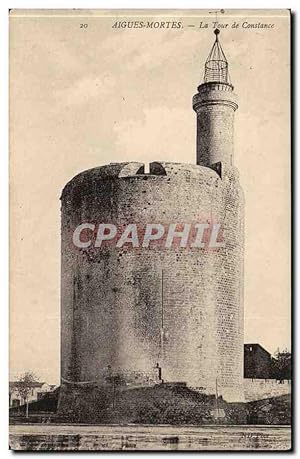 Seller image for Aigues Mortes Carte Postale Ancienne La tour de Constance for sale by CPAPHIL