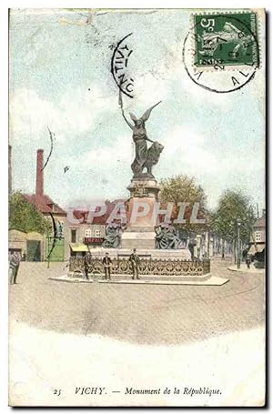 Vichy Carte Postale Ancienne Monument de la REpublique