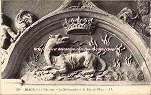 Bild des Verkufers fr Blois - Le Chteau - La salamandre a la Tete de Chien - Carte Postale Ancienne zum Verkauf von CPAPHIL