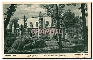 Image du vendeur pour Beauvais Carte Postale Ancienne Le palais de justice Almanach Vermot mis en vente par CPAPHIL