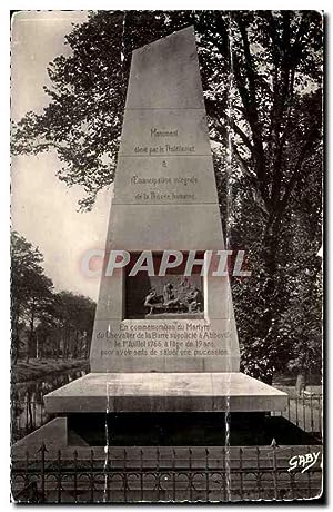 Abbeville Carte Postale Ancienne Monument du chevalier de la Barre supplicie a Abbeville le 1er j...