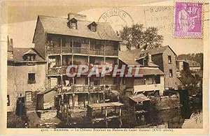 Bild des Verkufers fr Carte Postale Ancienne Rennes le Chteau Braniant ou Maison de Cadet Roussel (XVII Siecle) zum Verkauf von CPAPHIL