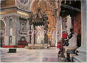 Seller image for Carte Postale Moderne Roma Basilique de St Pierre L Autel de la Confession Bernini for sale by CPAPHIL