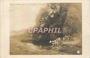 Bild des Verkufers fr Carte Postale Ancienne Salon d'Hiver 1910 G Guzein Le Gue zum Verkauf von CPAPHIL