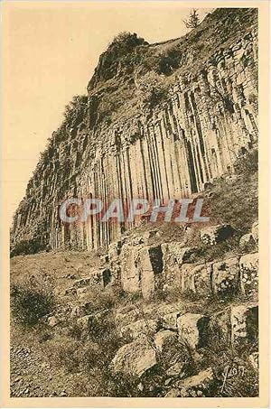 Carte Postale Ancienne Environs du Puy (Haute Loire) La Douce France Les Orgues d'Espaly