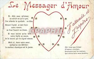 Bild des Verkufers fr Carte Postale Ancienne Le Messager d'Amour zum Verkauf von CPAPHIL
