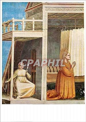 Bild des Verkufers fr Carte Postale Moderne Giotto Cappelle degli Scrovegni Annucio ad Anna zum Verkauf von CPAPHIL
