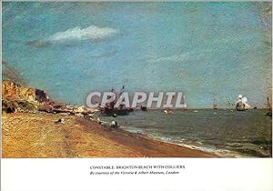 Seller image for Carte Postale Moderne Victoria and Albert Museum London Oil on Paper Brighton Beach with Colliers John Constable for sale by CPAPHIL