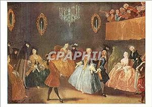 Bild des Verkufers fr Carte Postale Moderne Ackermanns Kunstverlag Munchen Pietro Longhi (1702 1758) Der Tanz La Danse zum Verkauf von CPAPHIL
